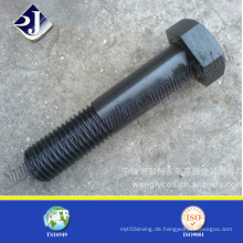 Schwarz phosphatierte Beschichtung Hex Bolt